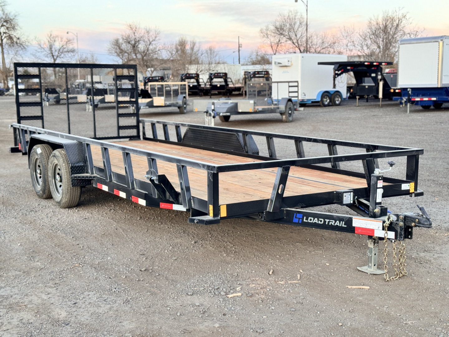 New 2026 Load Trail BLACK FRIDAY 7-20 Heavy Duty Tandem Axle Rampgate Utility