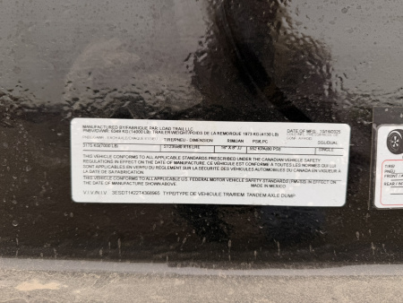 New 2026 Load Trail 7-14 Dump 7K Axles