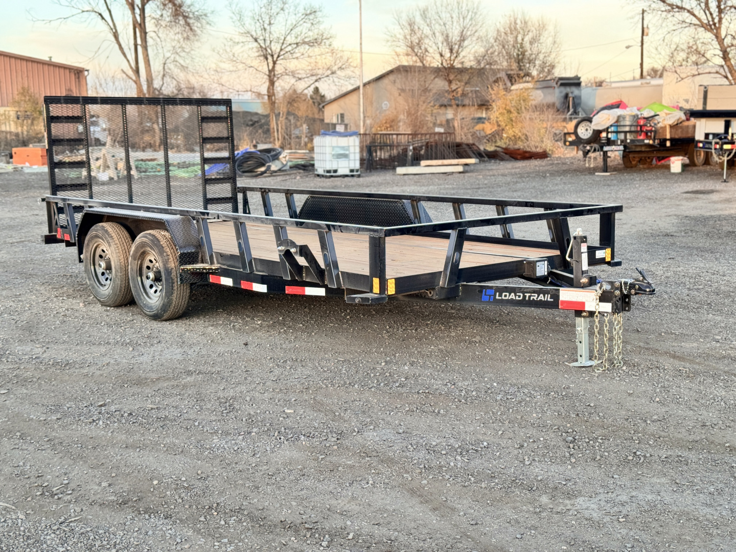New 2026 Load Trail BLACK FRIDAY 7-16 Tandem Axle Utility Trailer