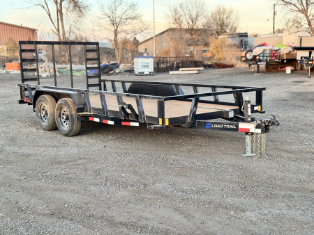New 2026 Load Trail BLACK FRIDAY 7-16 Tandem Axle Utility Trailer