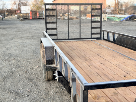 New 2026 Load Trail BLACK FRIDAY 7-16 Tandem Axle Utility Trailer