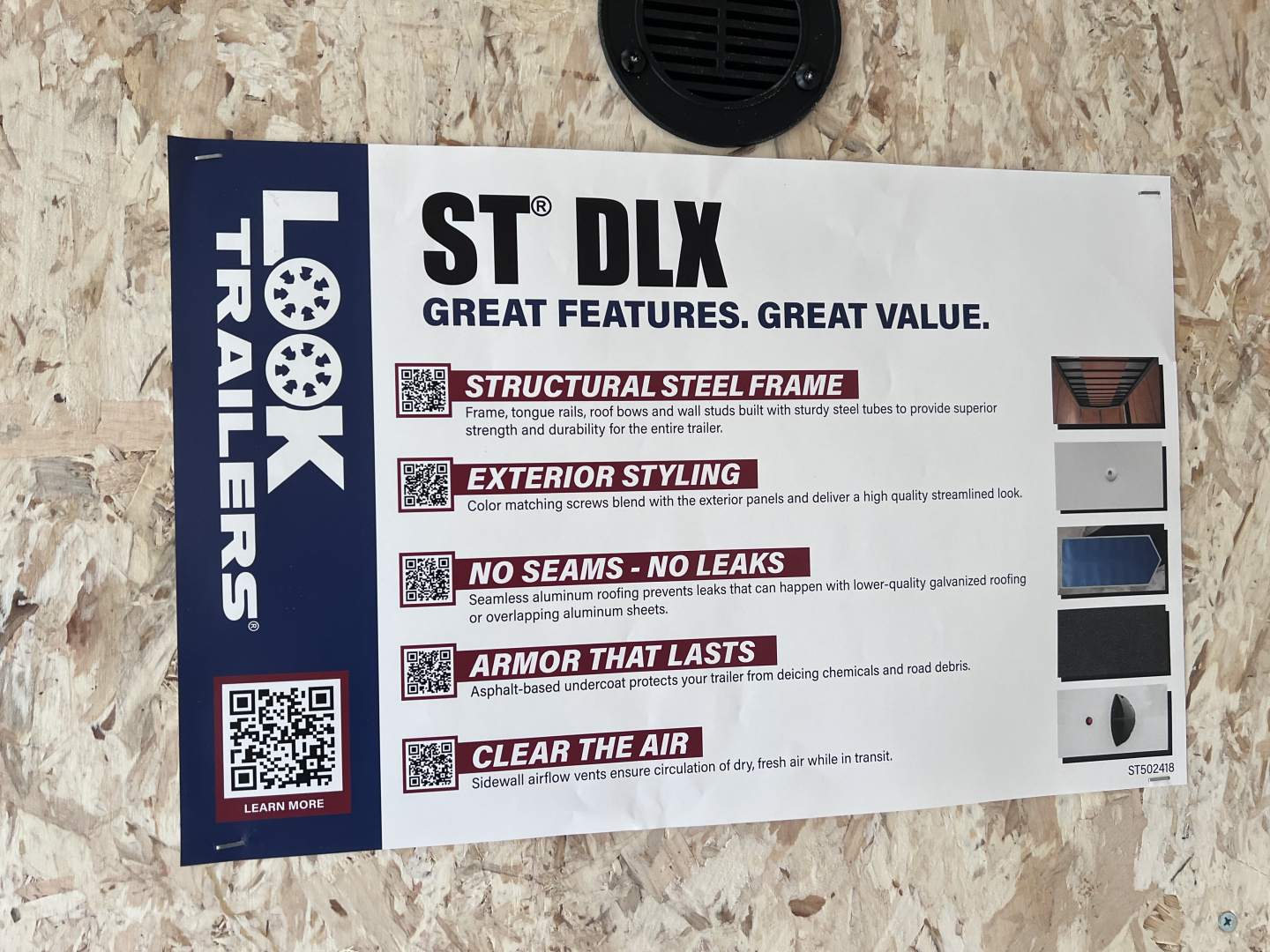 New 2026 Look Trailers 6x12 ST-DLX BARN DOOR Cargo / Enclosed Trailer