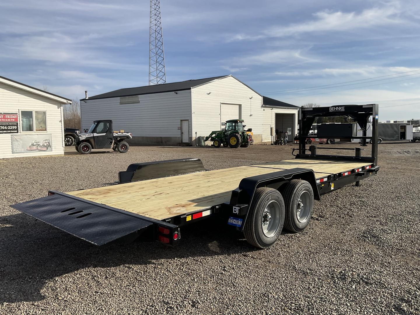 New 2026 Behnke TBCT2416ETGN Tilt Trailer