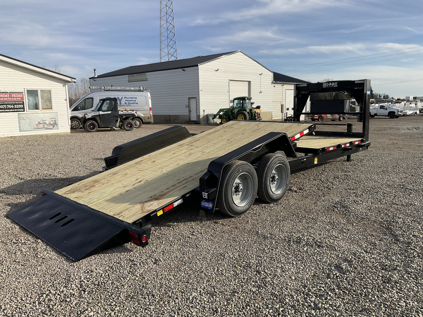 New 2026 Behnke TBCT2416ETGN Tilt Trailer
