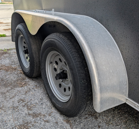 Used 2021 Covered Wagon Trailers 7X14 ENCLOSED Cargo Trailer