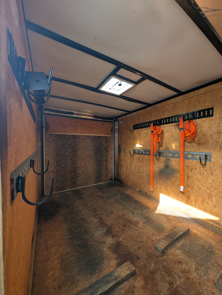 Used 2021 Covered Wagon Trailers 7X14 ENCLOSED Cargo Trailer