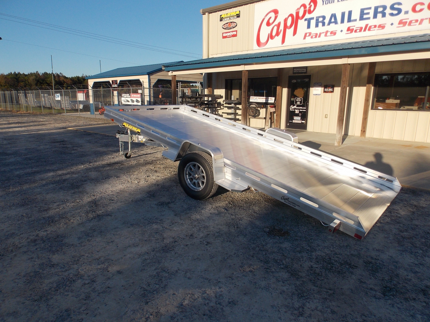 New 2026 Aluma AL 8015TILT-S-EL Tilt Trailer
