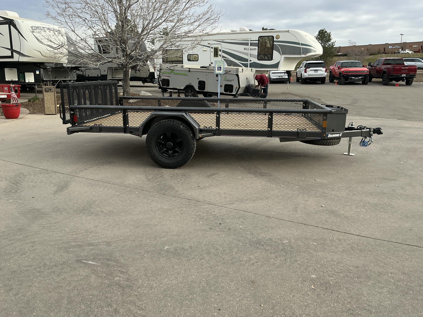 New 2026 Diamond C PSA106 12X77 Utility Trailer