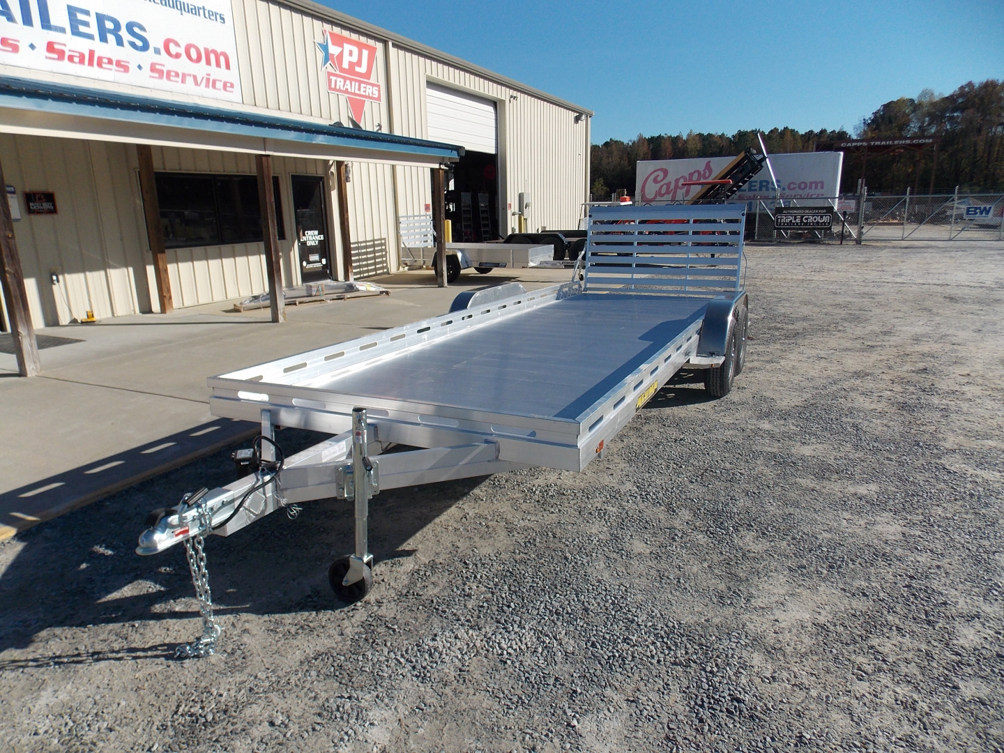 New 2026 Aluma AL 8020TA-EL-R-TG-RTD Utility Trailer