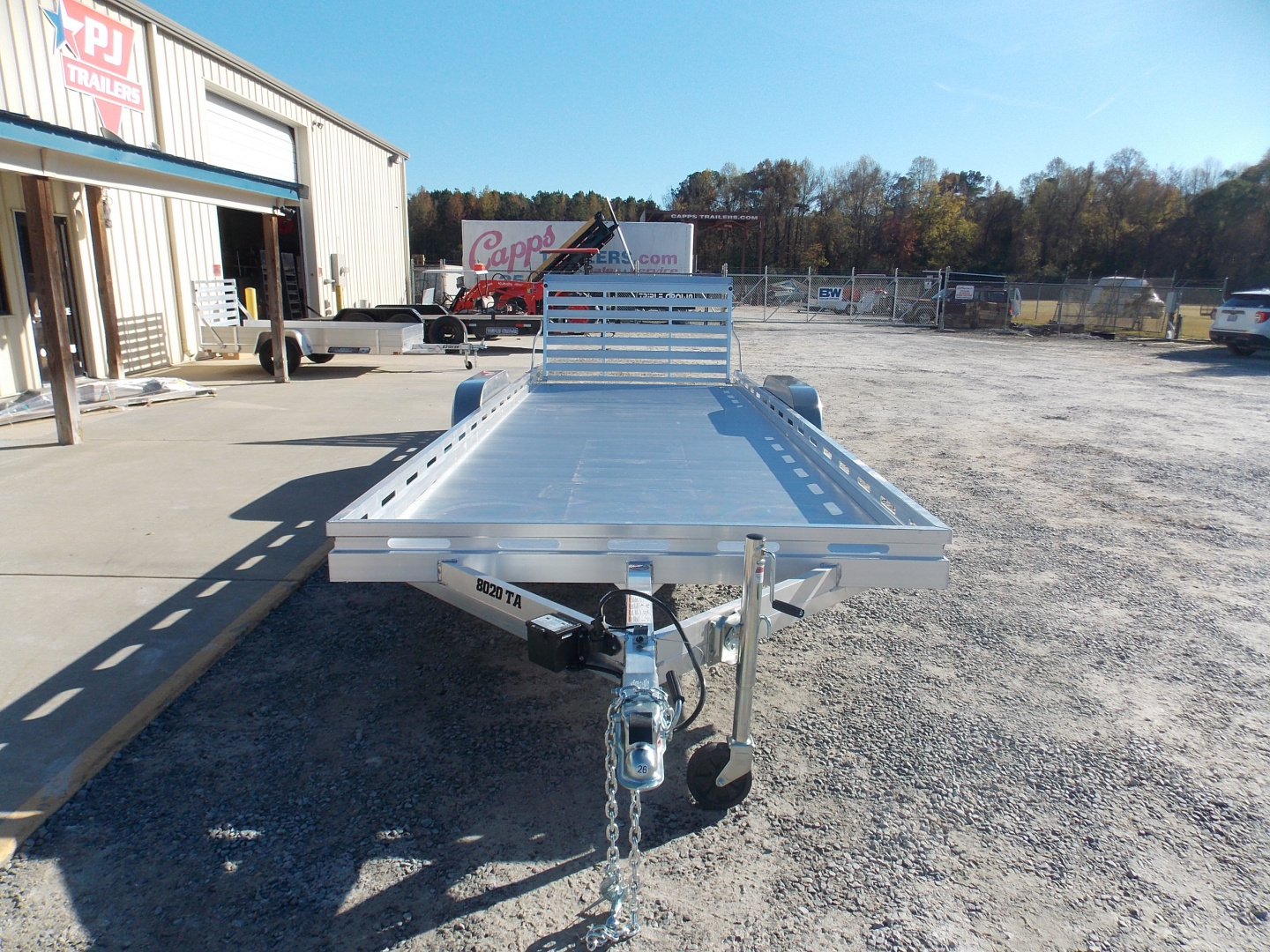 New 2026 Aluma AL 8020TA-EL-R-TG-RTD Utility Trailer