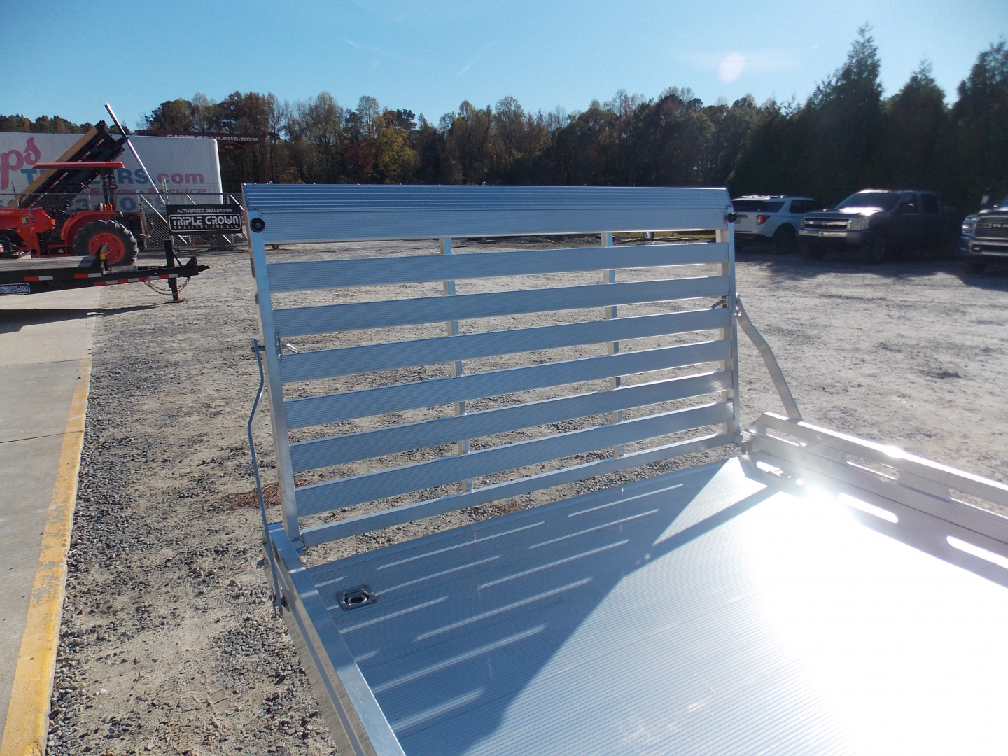 New 2026 Aluma AL 8020TA-EL-R-TG-RTD Utility Trailer