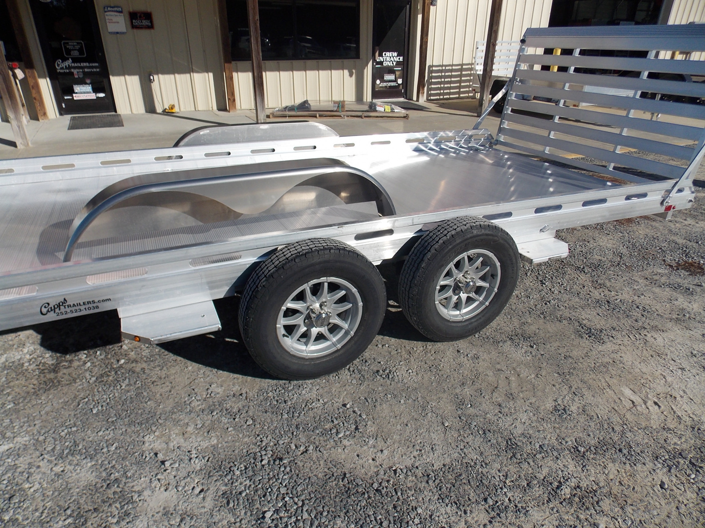 New 2026 Aluma AL 8020TA-EL-R-TG-RTD Utility Trailer