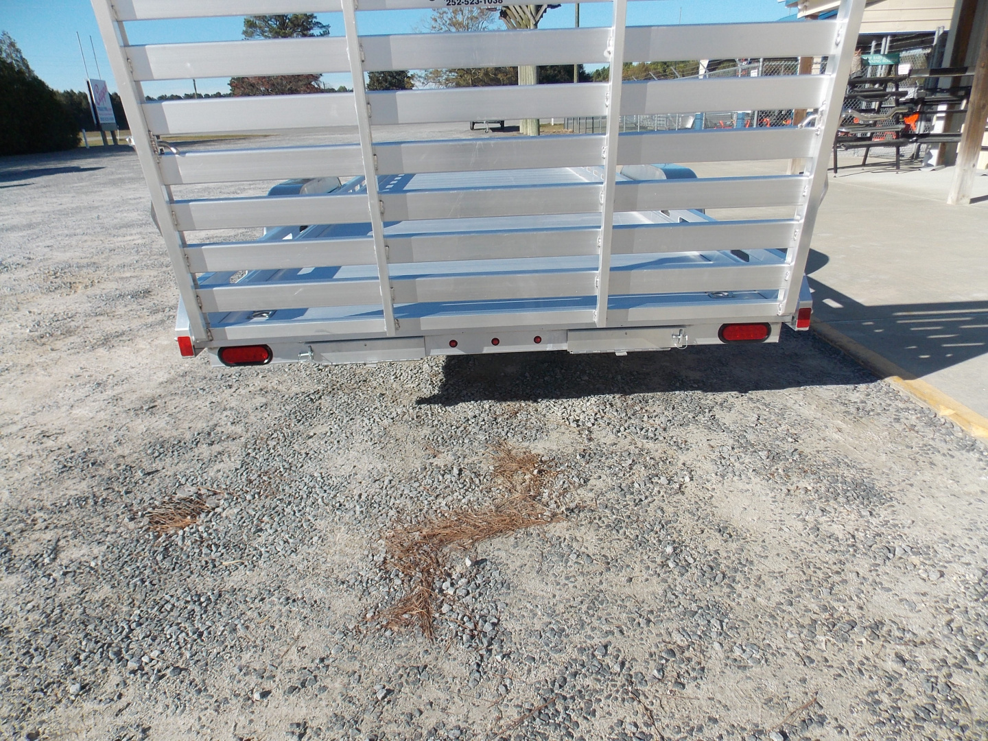 New 2026 Aluma AL 8020TA-EL-R-TG-RTD Utility Trailer