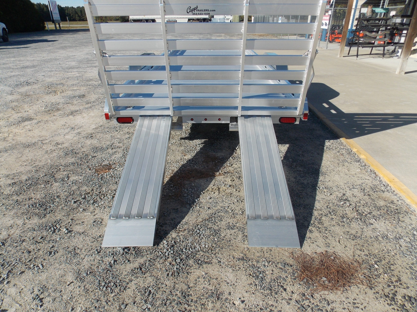 New 2026 Aluma AL 8020TA-EL-R-TG-RTD Utility Trailer