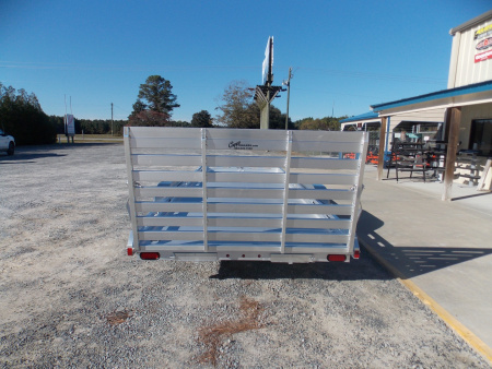 New 2026 Aluma AL 8020TA-EL-R-TG-RTD Utility Trailer