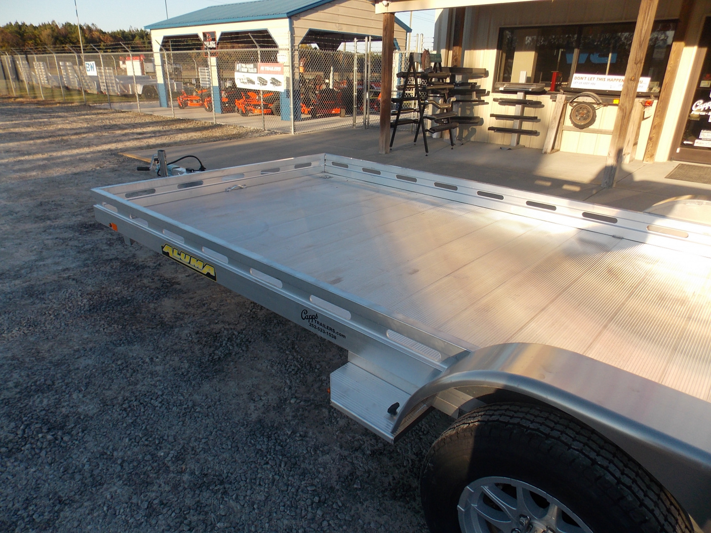 New 2026 Aluma AL 8018TA-EL-R-TG-RTD Utility Trailer