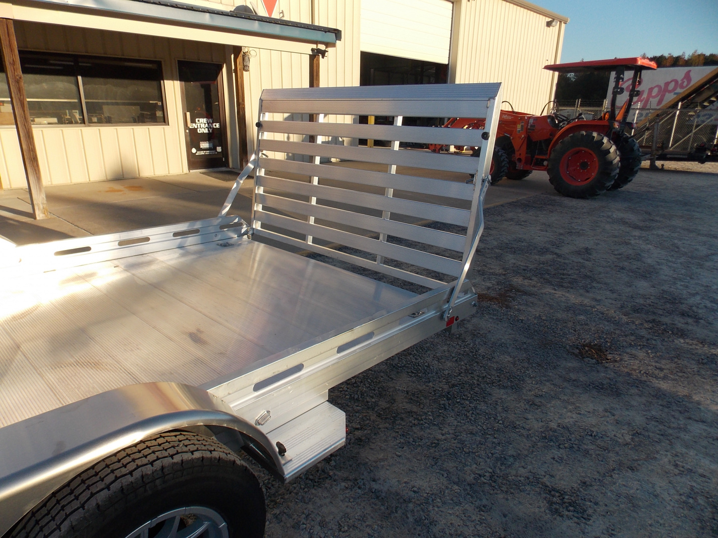 New 2026 Aluma AL 8018TA-EL-R-TG-RTD Utility Trailer