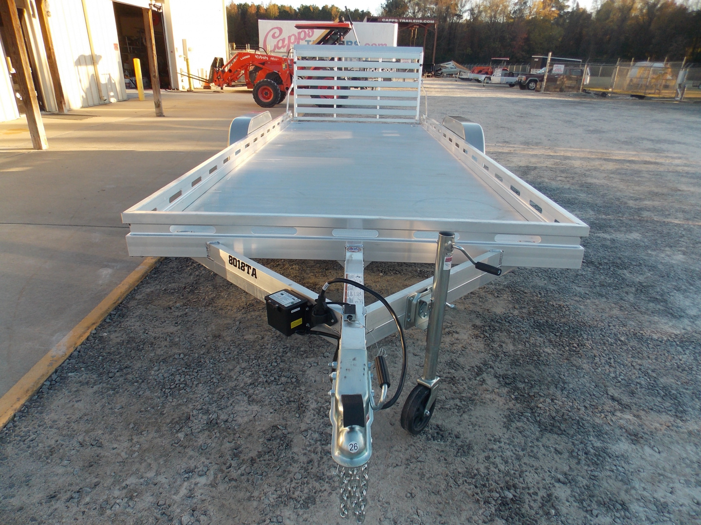New 2026 Aluma AL 8018TA-EL-R-TG-RTD Utility Trailer