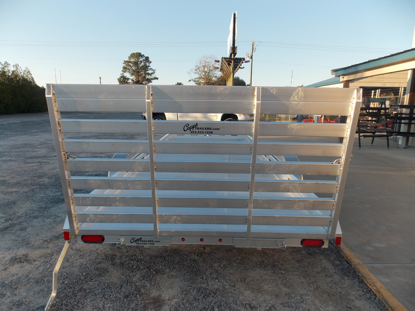 New 2026 Aluma AL 8018TA-EL-R-TG-RTD Utility Trailer