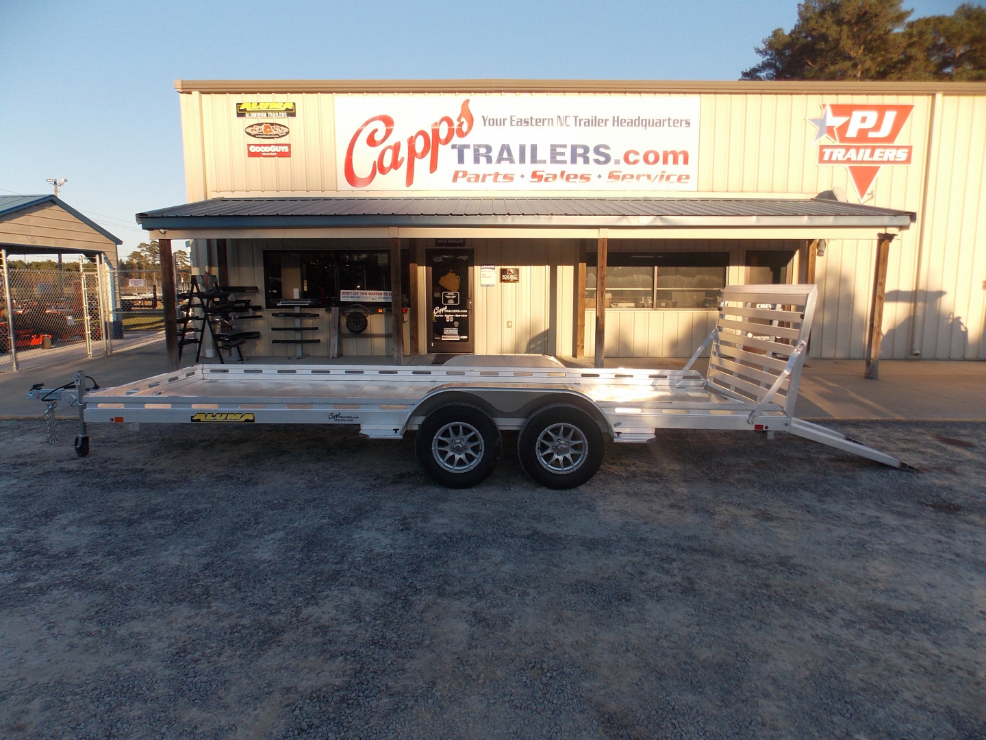 New 2026 Aluma AL 8018TA-EL-R-TG-RTD Utility Trailer