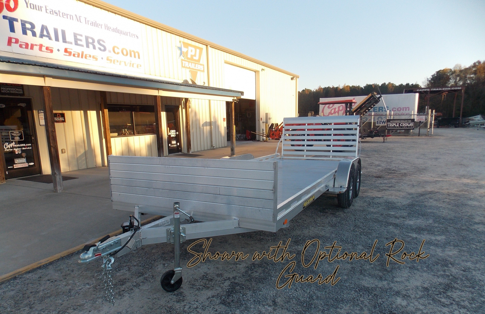 New 2026 Aluma AL 8018TA-EL-R-TG-RTD Utility Trailer