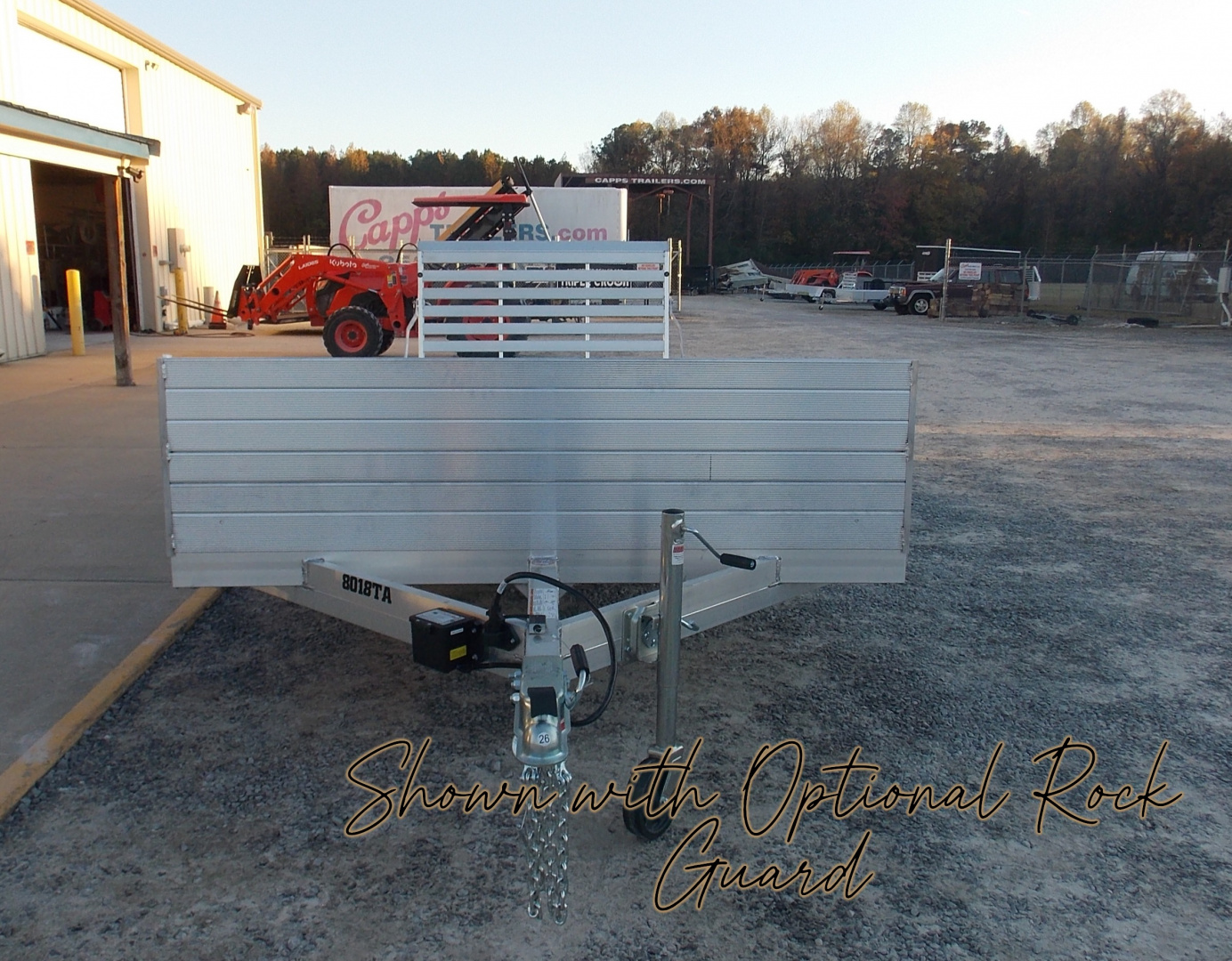 New 2026 Aluma AL 8018TA-EL-R-TG-RTD Utility Trailer