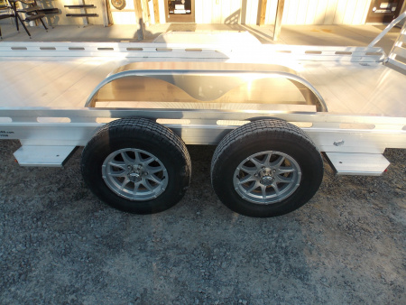 New 2026 Aluma AL 8018TA-EL-R-TG-RTD Utility Trailer