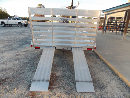 New 2026 Aluma AL 8018TA-EL-R-TG-RTD Utility Trailer