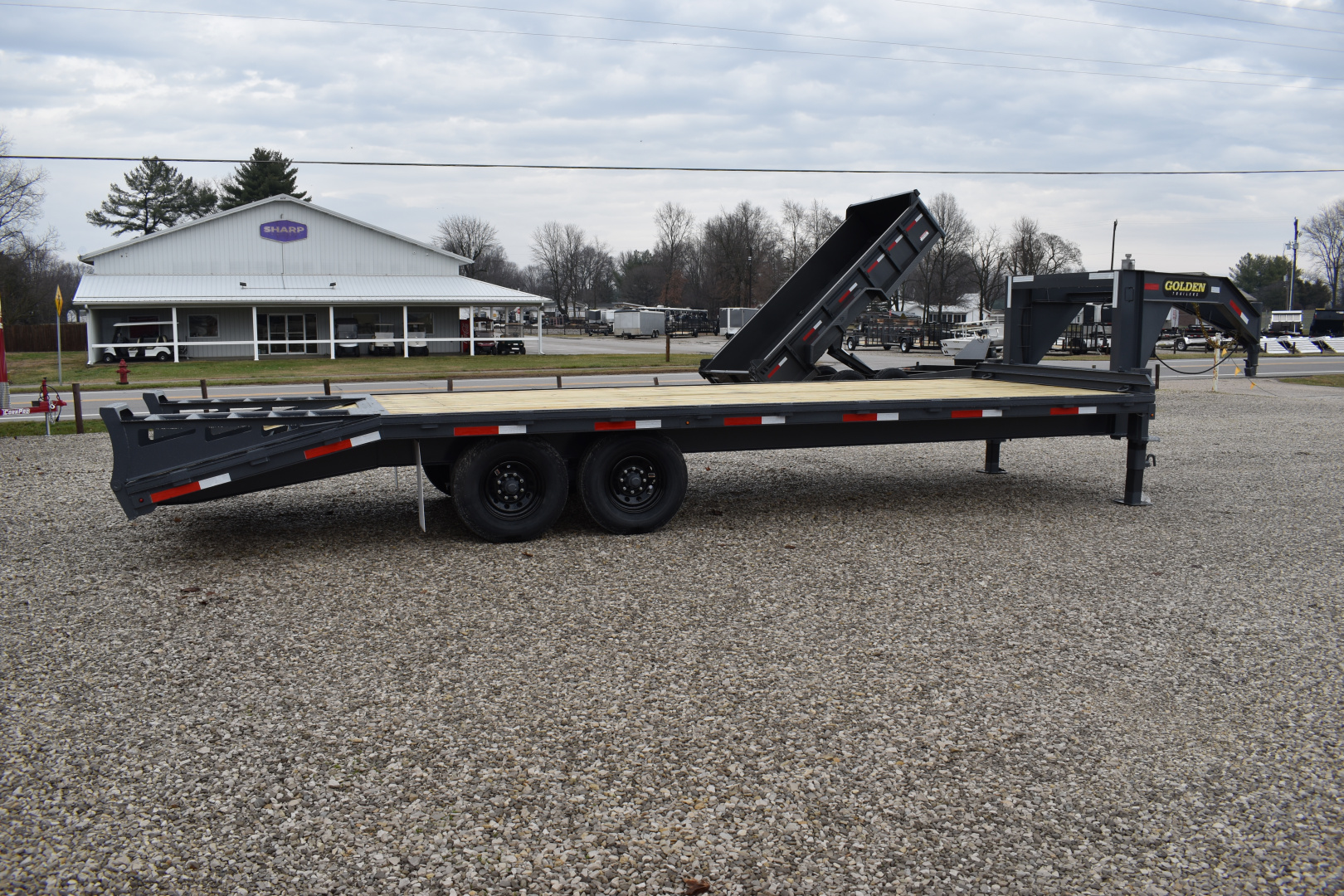 New 2026 Golden Trailers 20+5 7K GN Flatbed Trailer