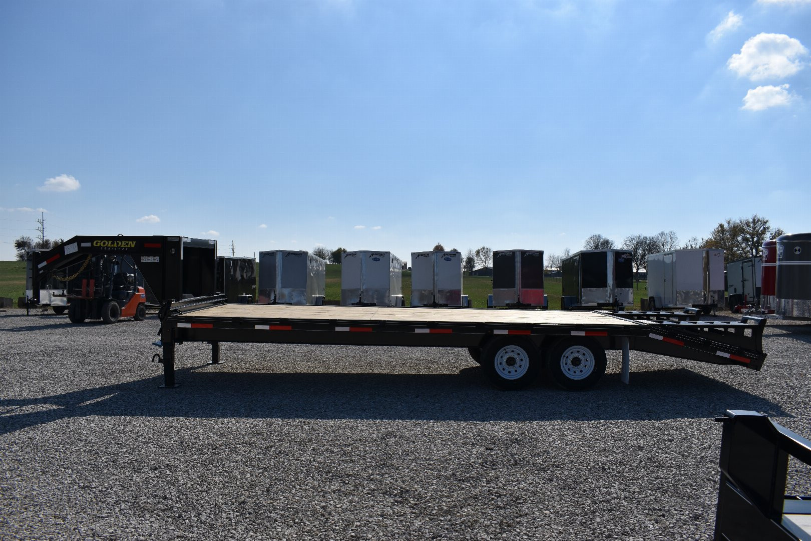 New 2026 Golden Trailers 20+5 7K GN Flatbed Trailer