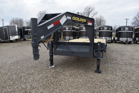 New 2026 Golden Trailers 20+5 7K GN Flatbed Trailer