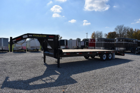 New 2026 Golden Trailers 20+5 7K GN Flatbed Trailer