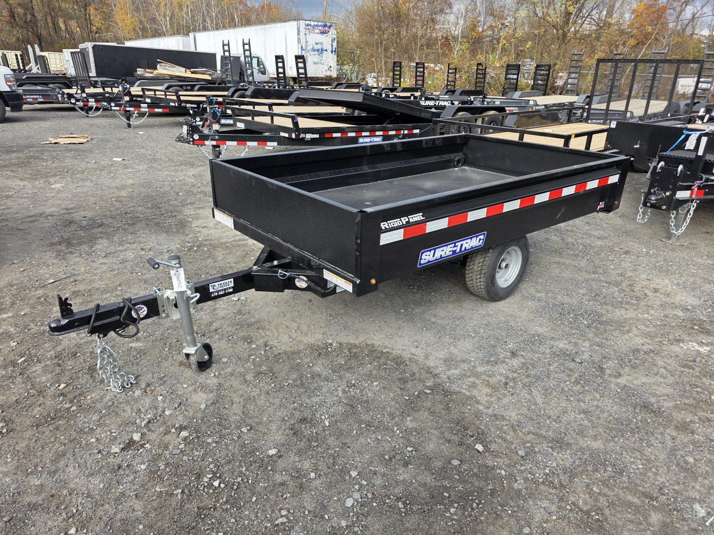 New 2026 Sure-Trac 4.5X8 HOMEOWNER Dump Trailer