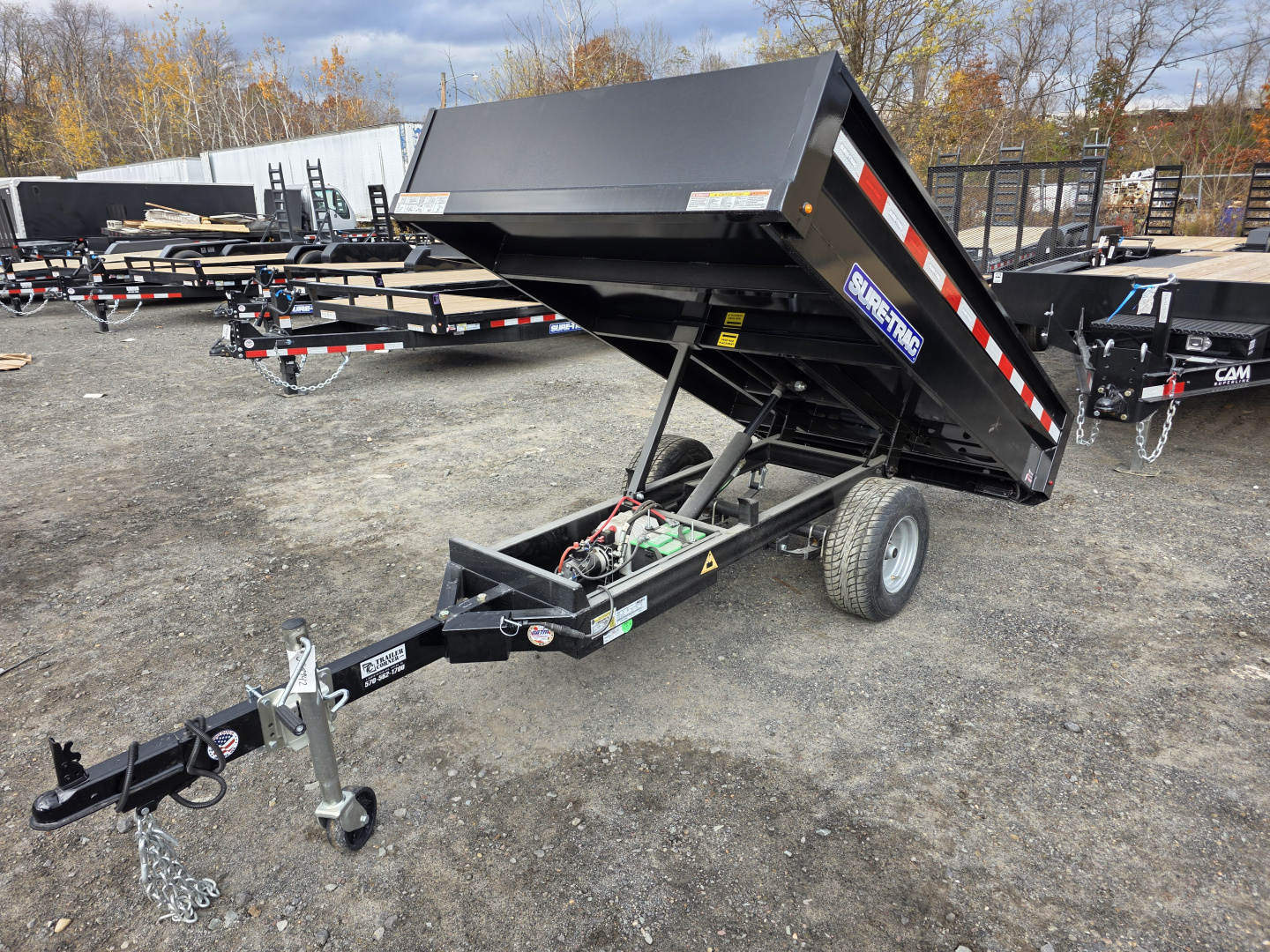 New 2026 Sure-Trac 4.5X8 HOMEOWNER Dump Trailer