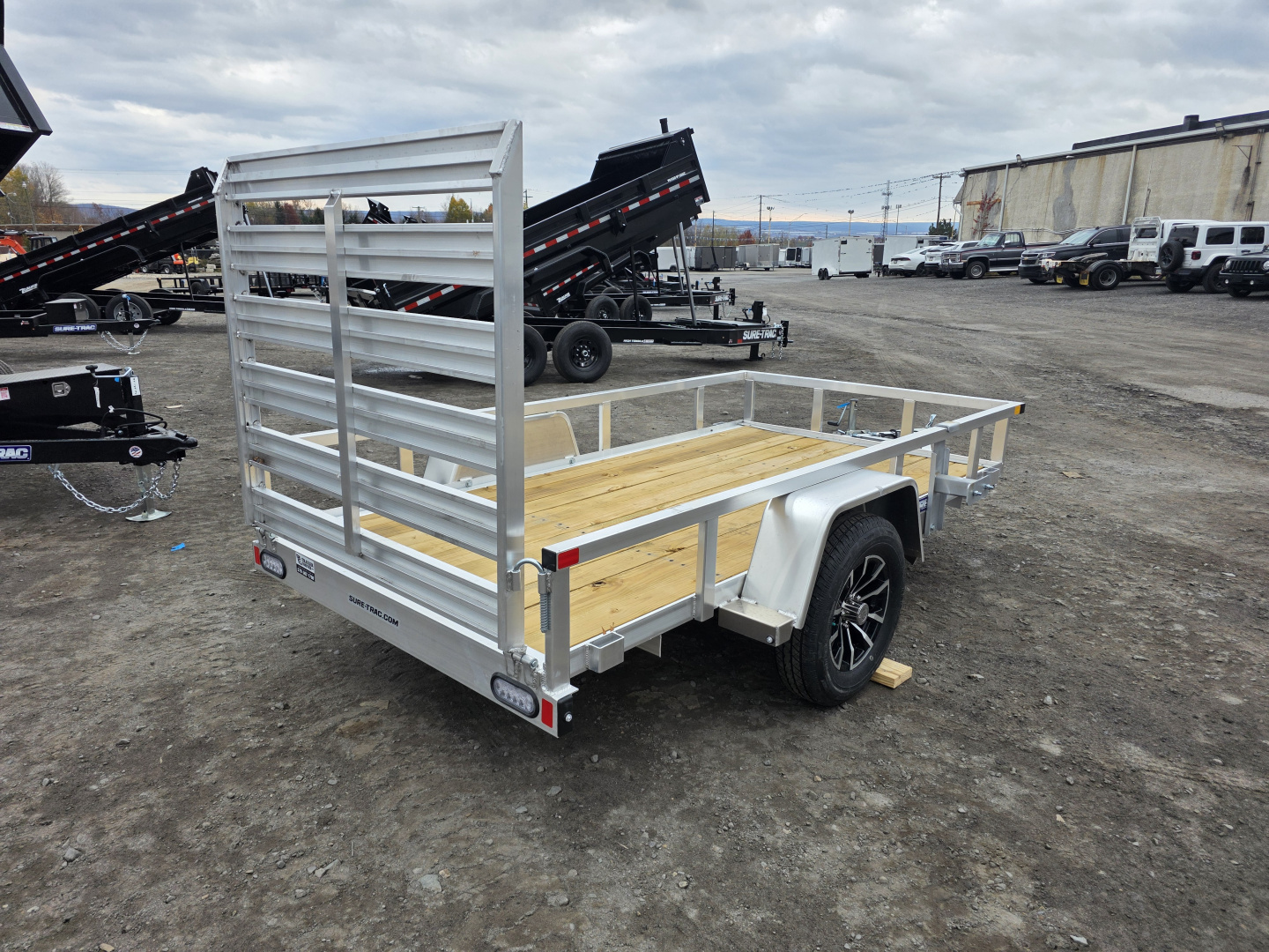 New 2026 Sure-Trac 5X10 ALUMINUM Utility Trailer