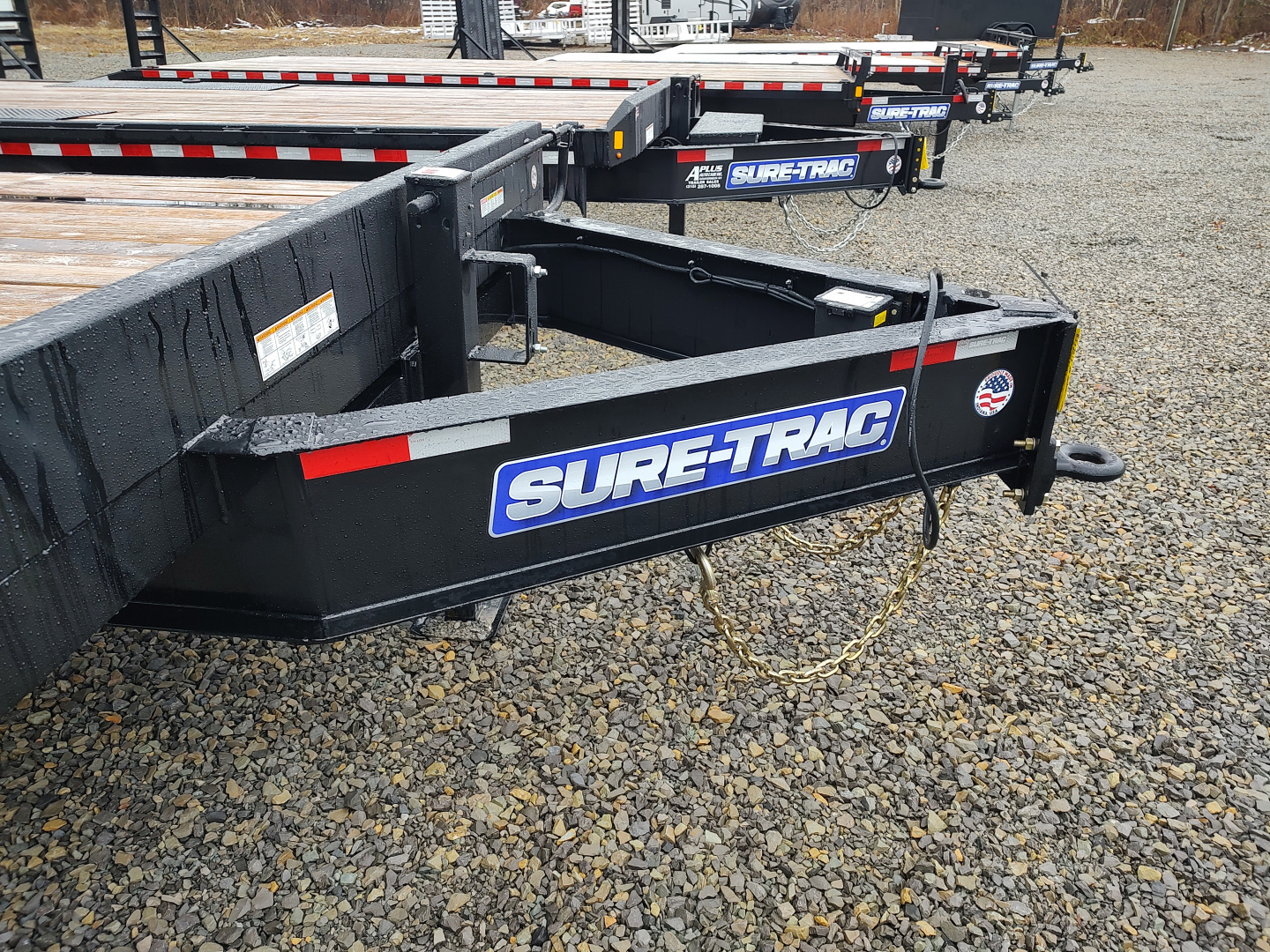 New 2026 Sure-Trac 8.5'X20'+5' 17.6K Deckover Equipment Trailer