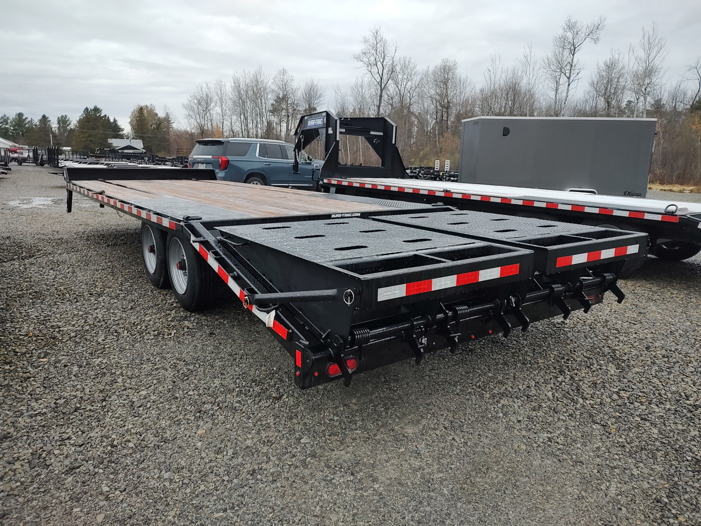 New 2026 Sure-Trac 8.5'X20'+5' 17.6K Deckover Equipment Trailer