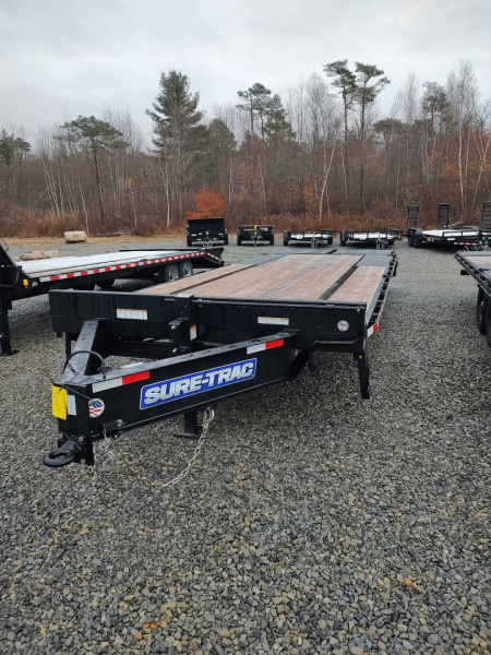 New 2026 Sure-Trac 8.5'X20'+5' 17.6K Deckover Equipment Trailer