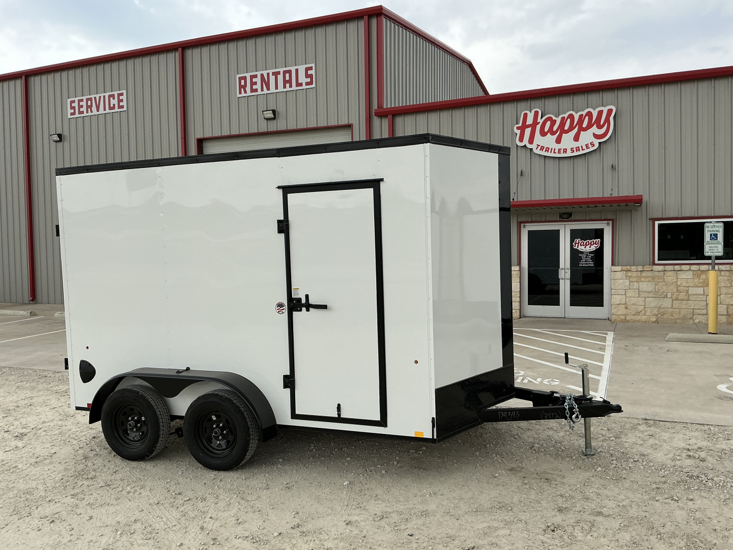 New 2026 Compass 7'x12' Enclosed Cargo Trailer - Indigo DLX