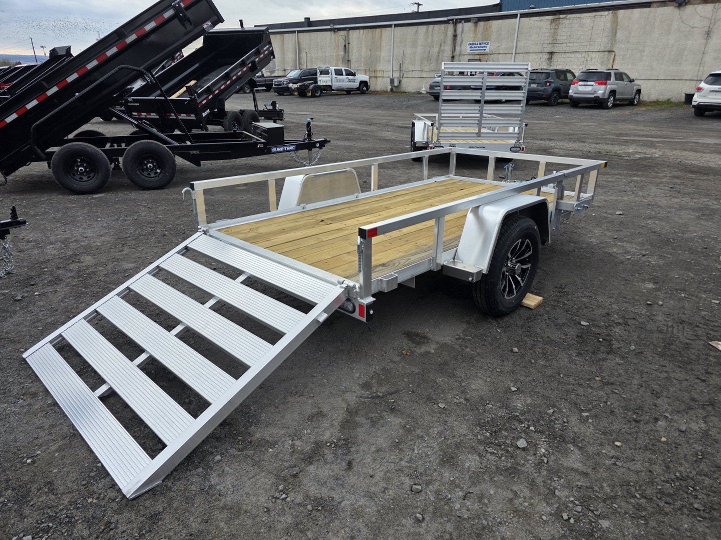New 2026 Sure-Trac 5X10 ALUMINUM Utility Trailer