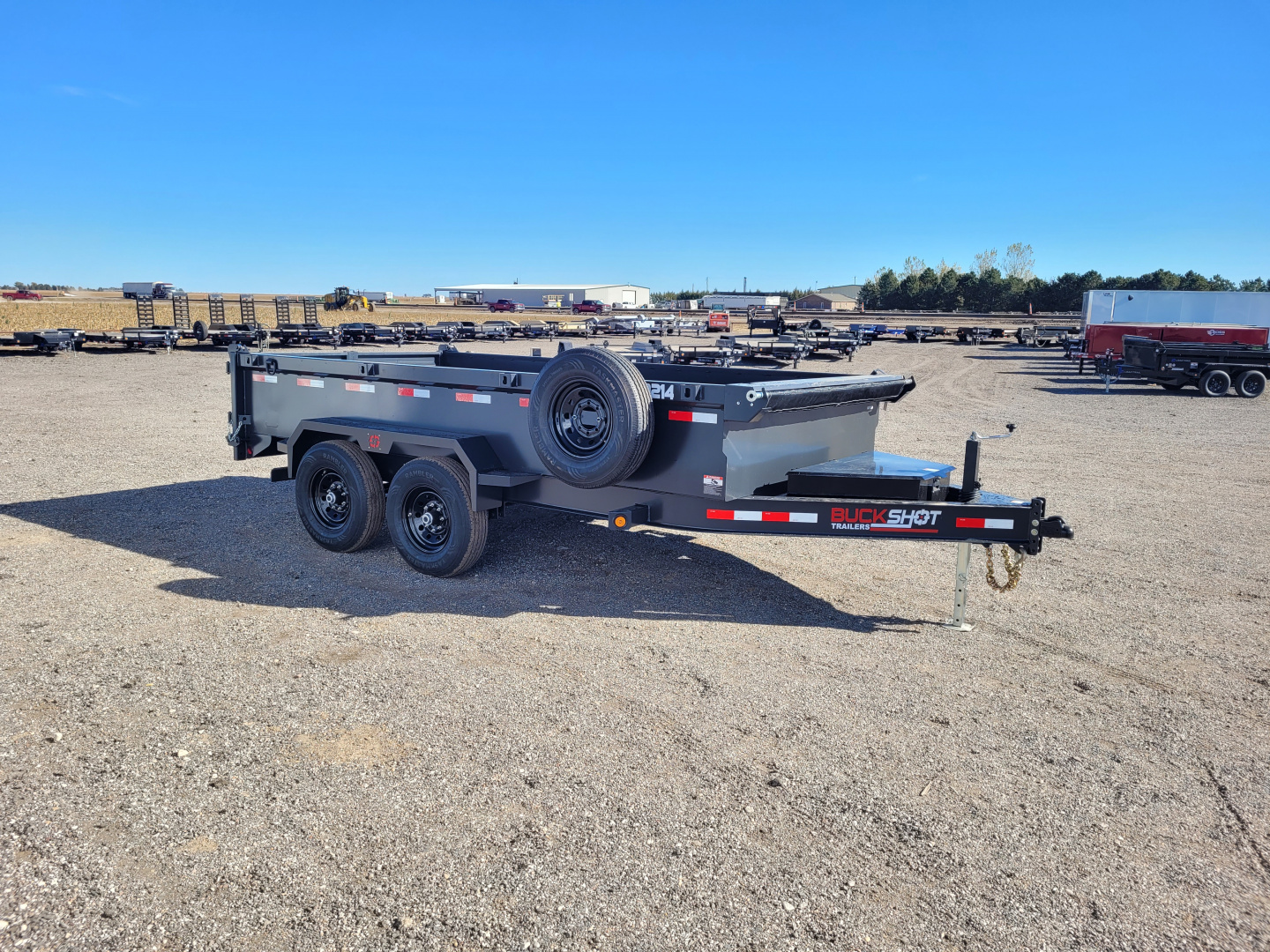 New 2026 Buckshot 83"x14' Dump Trailer W/2' Sides