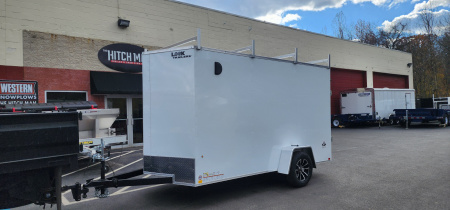 New END OF THE YEAR SALE**6 x 12 Look ST DLX Cargo 3k w/ 4 Ladder Racks