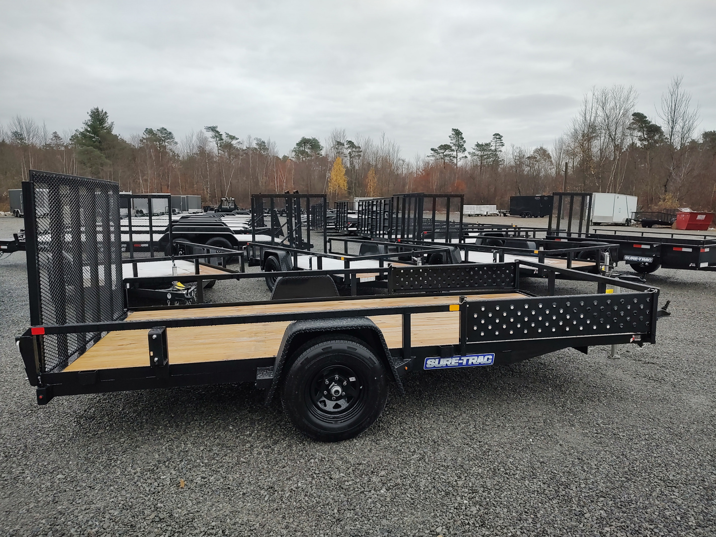 New 2026 Sure-Trac Tube Top ATV Utility SA 7' x 14' 5k Trailer