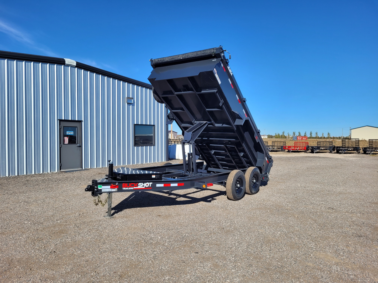 New 2026 Buckshot 83"x14' Dump Trailer W/2' Sides