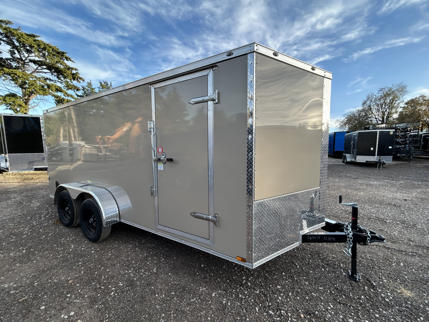 New 2026 Cynergy 2 7x16 Tandem Axles-3500lbs axles Cargo / Enclosed Trailer-Basic Package