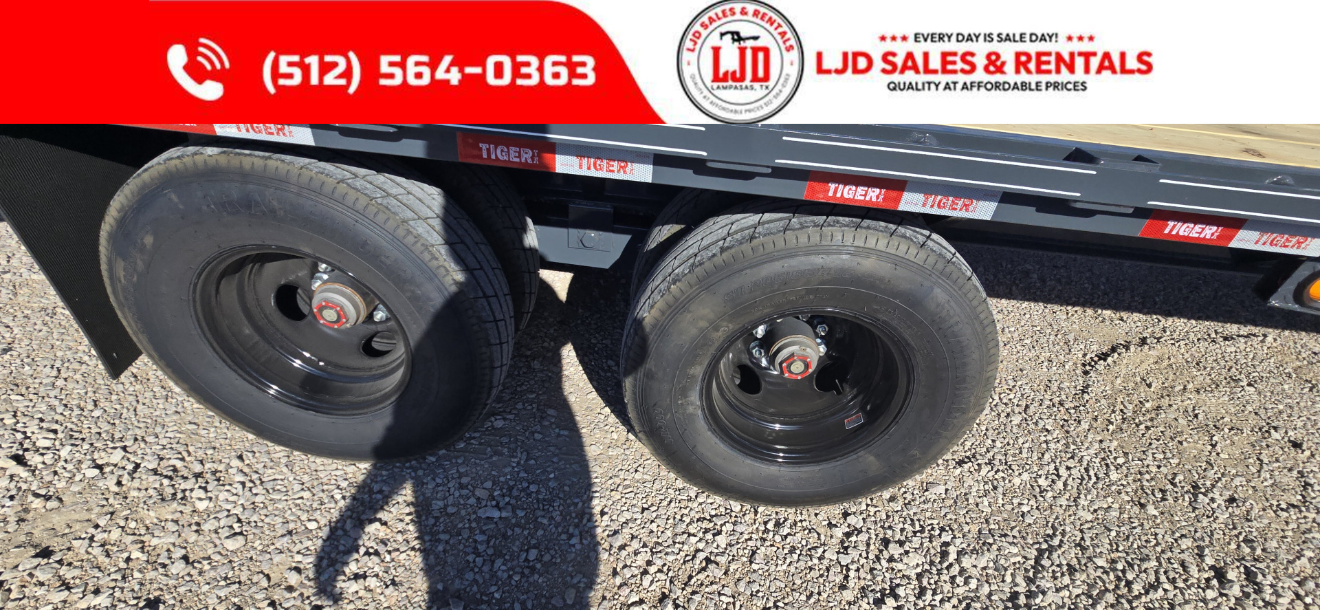 New 2026 Tiger - Gooseneck Flatbed - 102" X 25' - Equipment Trailer