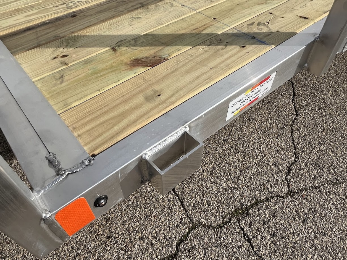 New 2026 Black Rhino *INCOMING* Aluminum 81"x168" EXS714 w/ Wood Deck Utility Trailer