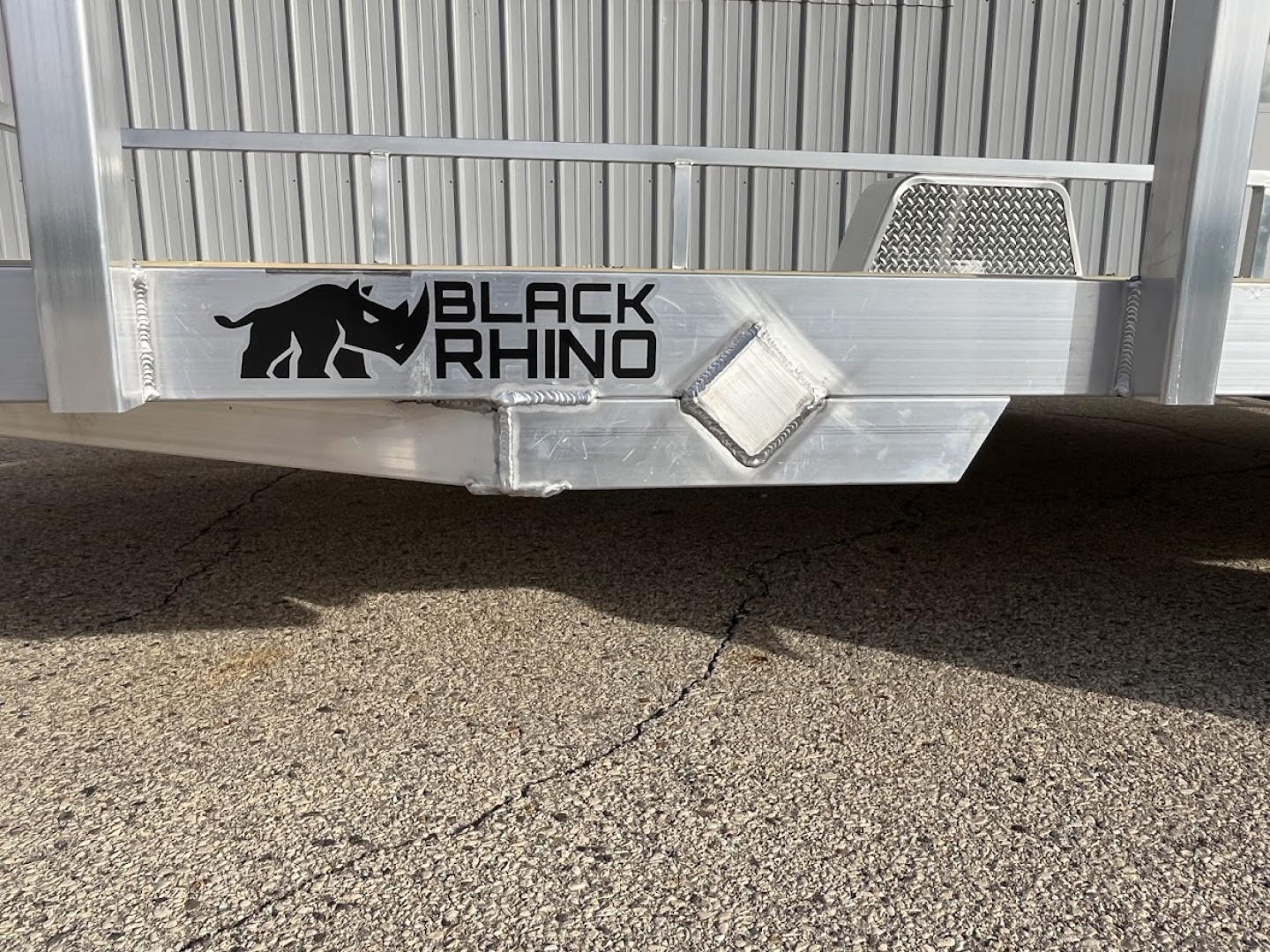 New 2026 Black Rhino *INCOMING* Aluminum 81"x168" EXS714 w/ Wood Deck Utility Trailer