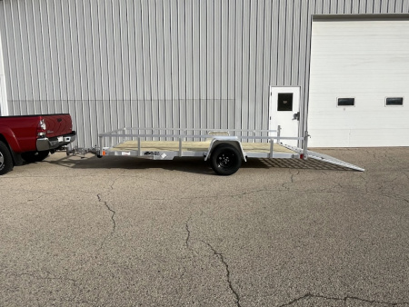 New 2026 Black Rhino *INCOMING* Aluminum 81"x168" EXS714 w/ Wood Deck Utility Trailer