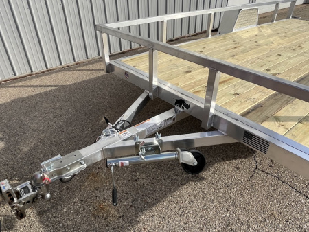 New 2026 Black Rhino *INCOMING* Aluminum 81"x168" EXS714 w/ Wood Deck Utility Trailer